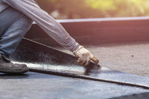 Professional Basement Waterproofing technician working in Colonia, NJ